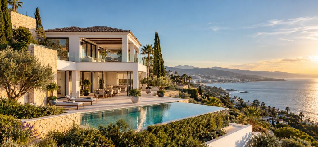 Imagen ilustrativa de una villa en la Costa del Sol